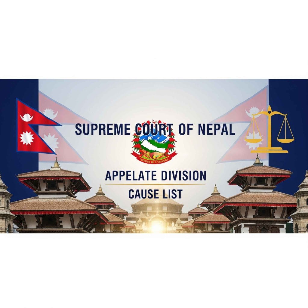 Supreme Court Appellate Division Cause List Nepal