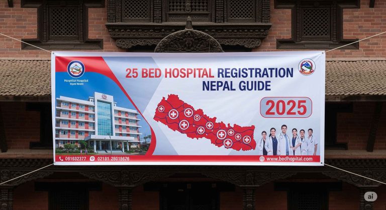 25 bed hospital registration nepal