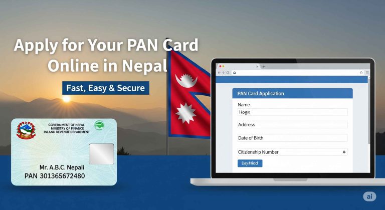 Online Form for PAN Card Nepal