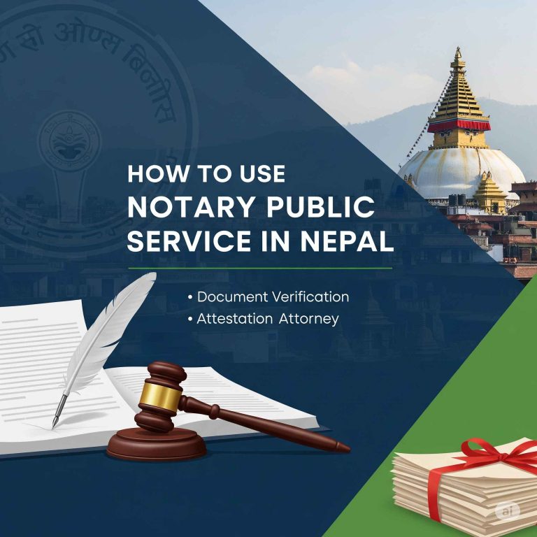 Notary public service in Nepal