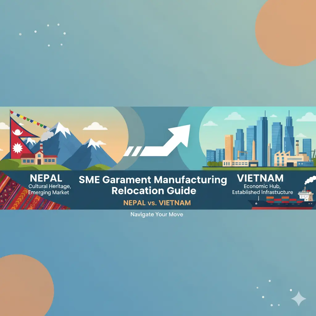 SME garment manufacturing relocation Nepal vs Vietnam Guide