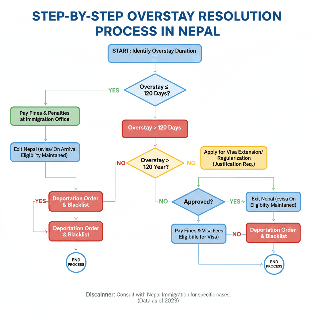 Step-by-Step Overstay Resolution Process