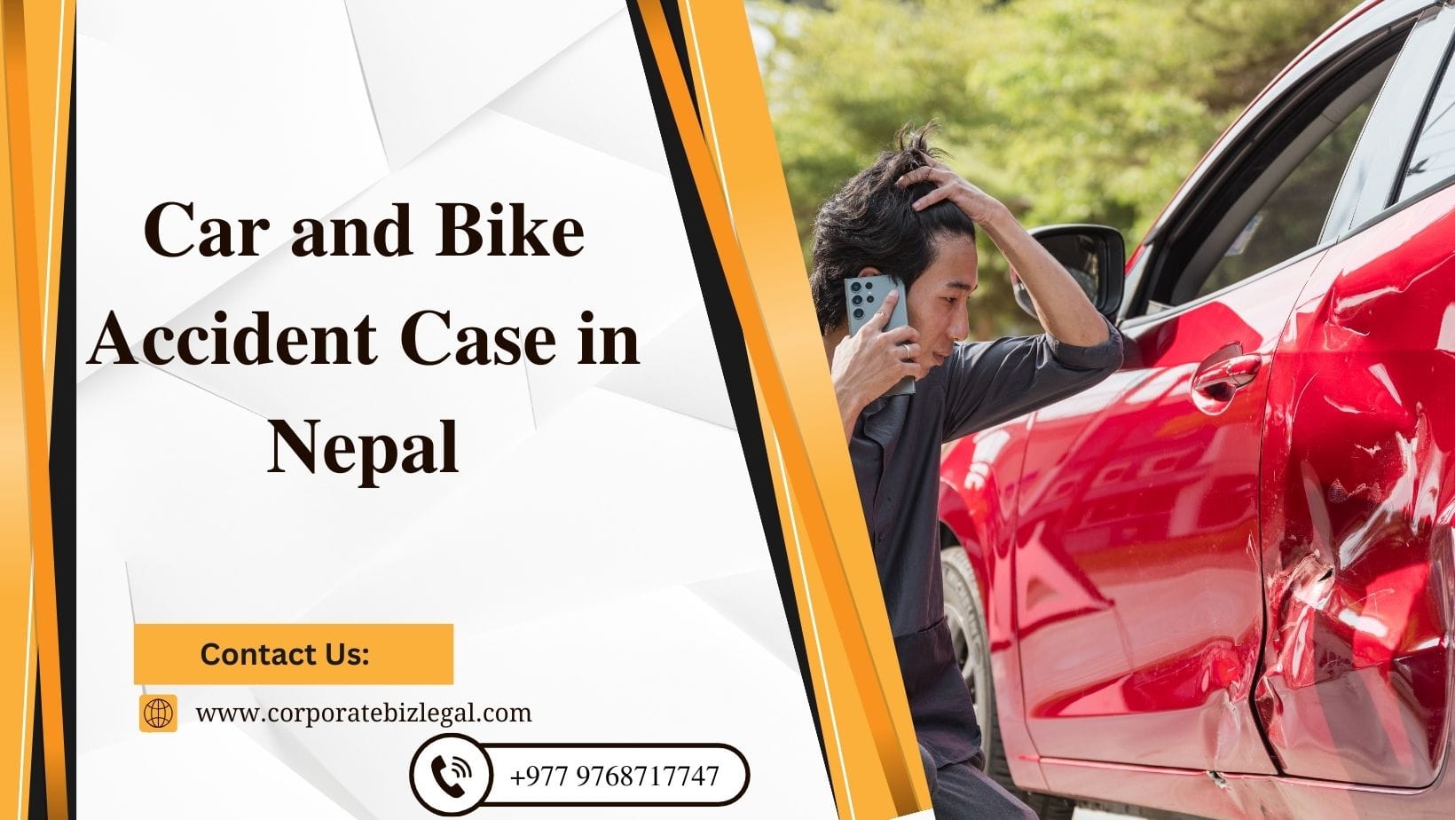 Car and Bike Accident Case in Nepal