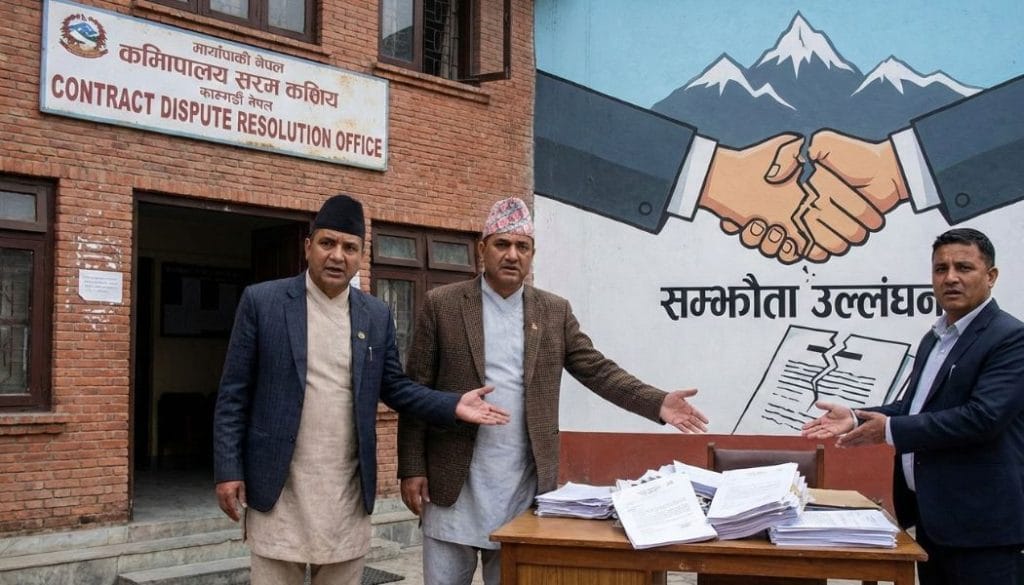 Condition for breach of contract in Nepal