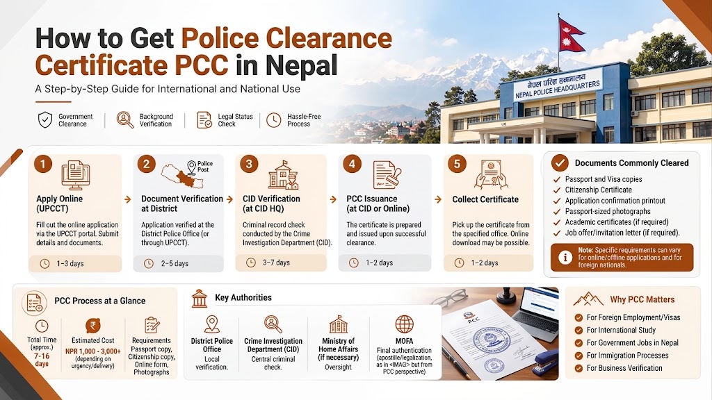 How to Get Police Clearance Certificate PCC in Nepal